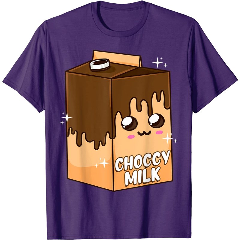 T-shirt Kawaii Choccy Milk Chocolat pour Hommes — T-shirts pour hommes