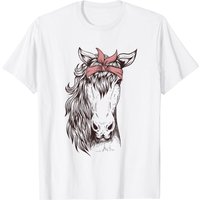 Horse Bandana T-Shirt for Men - Horseback Riding Gift
