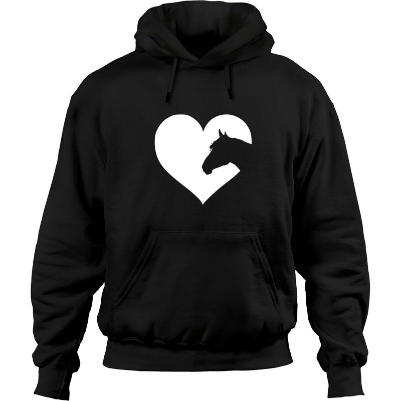 Horse Lover Pullover Hoodie for Women and Teens — Mens Hoodies