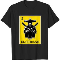 T-shirts de loterie mexicaine pour hommes | Chingon Cholo El Chicano — T-shirts pour hommes