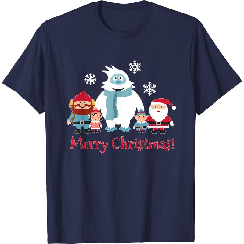 T-Shirt de Noël Abominable Snowman Santa Cornelius pour hommes