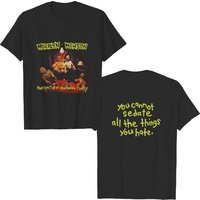 T-shirt noir pour homme Marilyn Manson