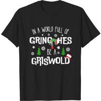 T-shirts Griswold Snowflake pour hommes en noir