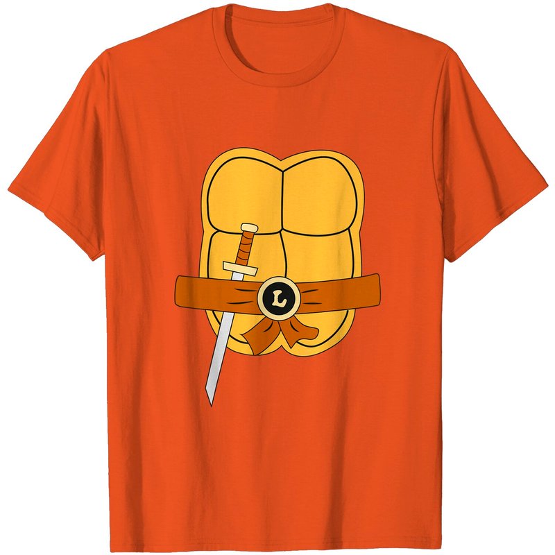 Mademark X Teenage Mutant Ninja Turtles T-shirt de costume d'Halloween Leonardo — T-shirts pour hommes