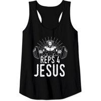 Funny Reps 4 Jesus Men's Gym Tank Top