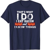 T-shirt I Eat Bacon pour hommes - T-shirt amusant pour amateurs de bacon — T-shirts pour hommes