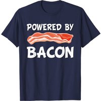 T-shirt Drôle Alimenté Par Le Bacon pour Hommes — T-shirts pour hommes
