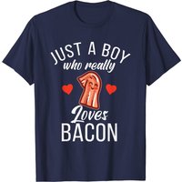 Un Garçon Qui Aime Vraiment Le Bacon T-Shirt pour Hommes — T-shirts pour hommes