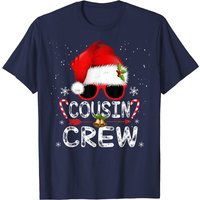 Cousin Crew Santa T-Shirt for Men - Christmas Family Matching — Mens T Shirts