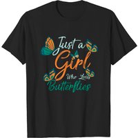 T-shirt pour hommes Butterflies - Noir