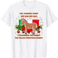 T-shirt Dominick L'Âne de Noël Italien pour Hommes