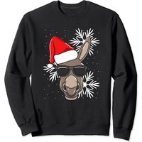 Funny Christmas Donkey Lover Sweatshirt for Unisex — Mens Hoodies