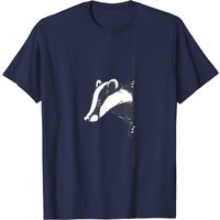 Badger T-Shirt for Men in Black — Mens T Shirts