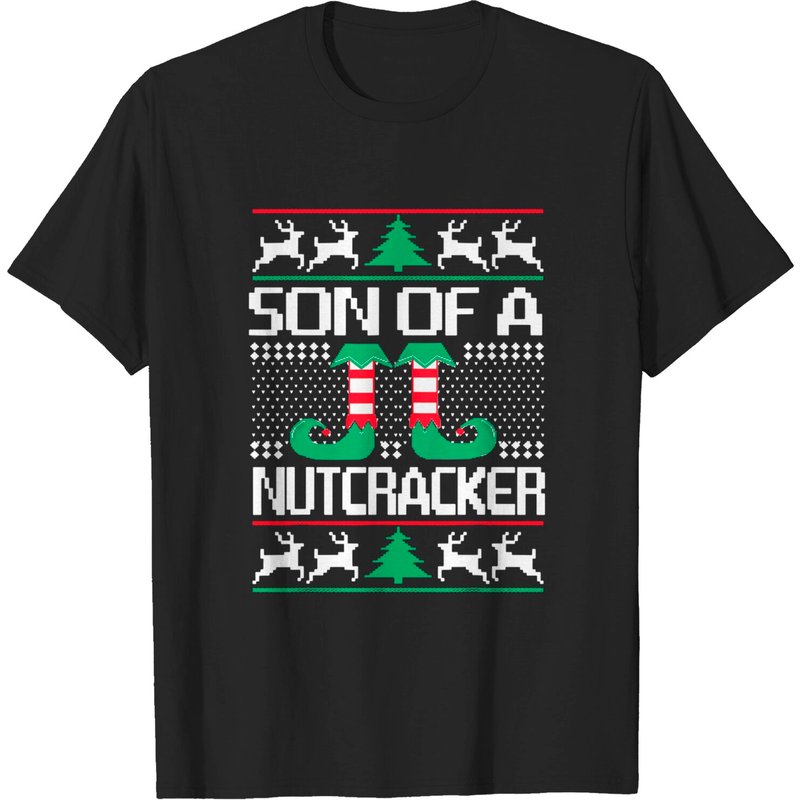 Christmas Son of a Nutcracker Family Matching T-Shirt for Men — Mens T Shirts