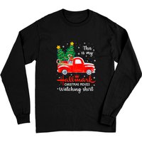 T-shirt à Manches Longues "This Is My Hallmark Christmas Movies Watching — T-shirts pour hommes