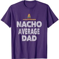 T-shirt Cadeau pour Papa Mexicain Nacho Average Dad pour Hommes