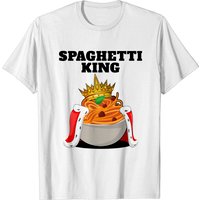 T-shirt Pasta Lovers pour hommes - Spaghetti King — T-shirts pour hommes
