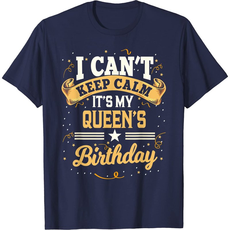 T-shirt Reine d'Anniversaire pour Hommes — T-shirts pour hommes