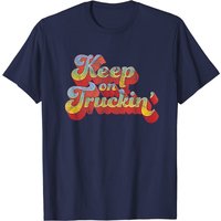 T-shirt Truckin pour hommes en noir