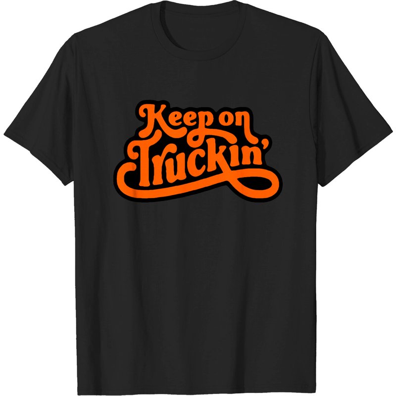 T-shirt Truckin Keep On Truckin pour hommes - Noir — T-shirts pour hommes