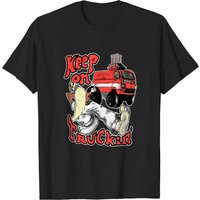 T-shirt Truckin pour hommes en noir