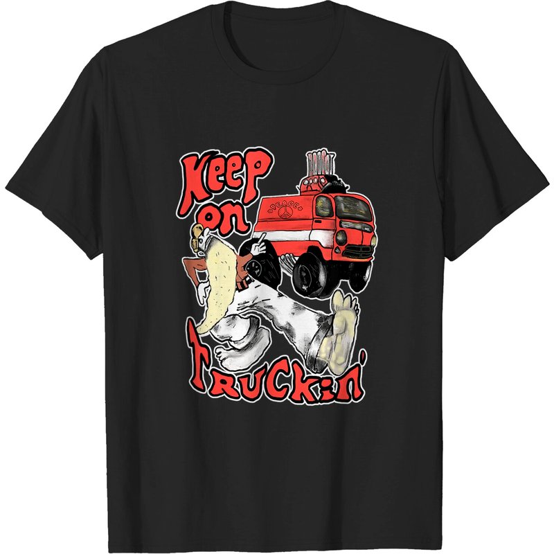 T-shirt Truckin pour hommes en noir — T-shirts pour hommes