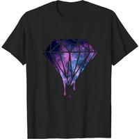 T-Shirt Diamond Drip pour Hommes - Noir