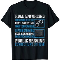 T-shirt Drapeau des Agents Correctionnels pour Hommes