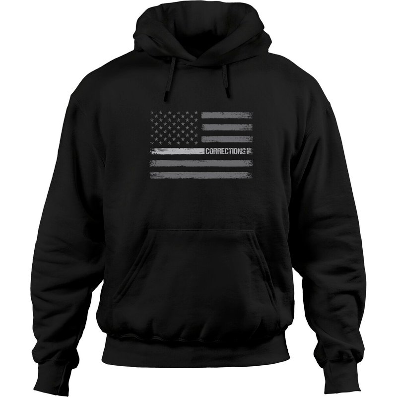 Hoodie Drapeau des Agents Correctionnels — Sweats à capuche pour hommes