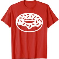 T-shirt Donuts And Deadlifts pour hommes avec des paillettes de beigne — T-shirts pour hommes