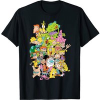 Nickelodeon Complete Nick 90s Throwback Character T-Shirt for Men — Mens T Shirts