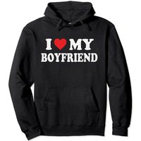 I Red Heart My Boyfriend Pullover Hoodie — Mens Hoodies