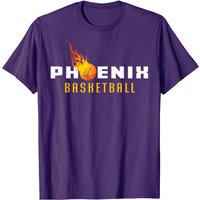T-shirt violet Phoenix Basketball Valley of the Sun pour hommes — T-shirts pour hommes