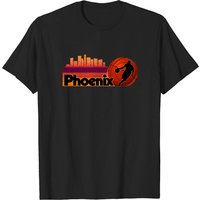 T-shirt pour hommes Phoenix AZ Cityscape Basketball Fans — T-shirts pour hommes