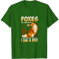 T-shirt Fox Foxes Are Awesome pour Enfants - Noir