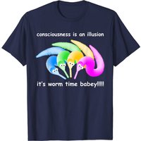 T-shirt Death Is Inevitable, T-shirt Mème Magic Worm pour Hommes — T-shirts pour hommes