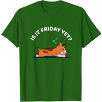 T-shirt pour hommes Sleepy Dog Is It Friday Yet? — T-shirts pour hommes