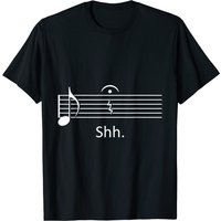 T-shirt Music Notes Sshhh pour hommes — T-shirts pour hommes