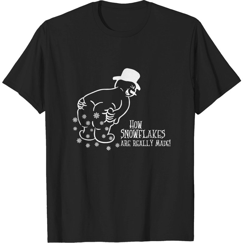 T-shirt de Noël Comment les flocons de neige sont vraiment faits pour hommes — T-shirts pour hommes