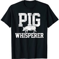 T-shirt Pig Pigs Whisperer Farmer Vintage pour hommes — T-shirts pour hommes