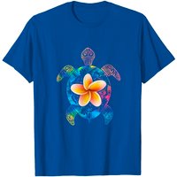 Hawaiian Tie Dye Sea Turtle T-Shirt for Men and Women