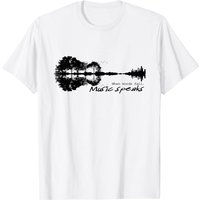 T-shirt Music Speaks When Words Fail pour hommes