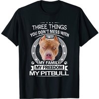 T-shirt pour hommes Pitbull - Trois choses à ne pas déranger — T-shirts pour hommes