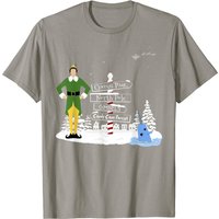 T-Shirt Noël Elf Towns Santa Buddy pour hommes — T-shirts pour hommes