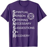 T-shirt Cool Sponsor Narcotics Anonymous NA AA Gifts pour hommes — T-shirts pour hommes