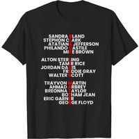 Say Their Names Black Lives Matter Men's T-Shirt