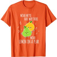 Lemon On A Pear Funny Foodie T-Shirt for Men