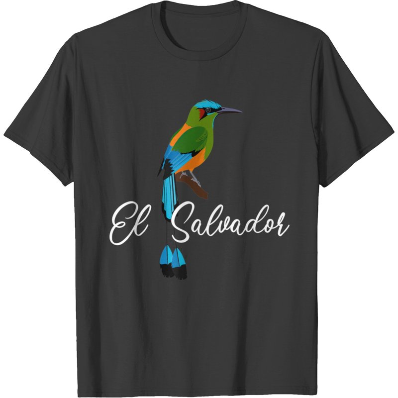 T-shirt El Salvador Torogoz pour hommes en noir — T-shirts pour hommes