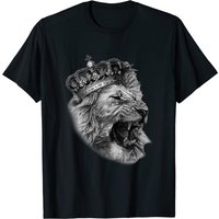 T-shirt Lion avec Couronne pour Hommes — T-shirts pour hommes