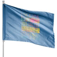 Love Is Love Black Lives Matter Equality House Flag